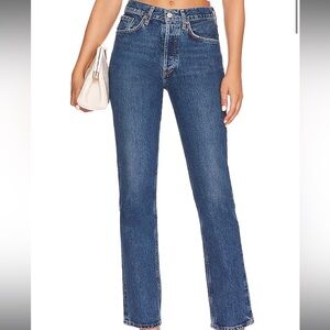 Agolde Lana Mid-Rise Straight - Sphere